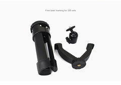 Aluminum Adjustable Rifle Rest Tripod – 360° Rotating V-Yoke Shooting Stand