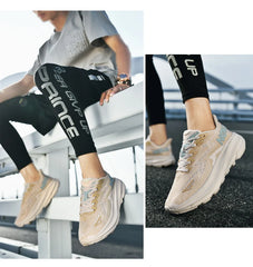 Men & Women Carbon Plate Running Shoes – Lightweight Breathable Athletic Sneakers