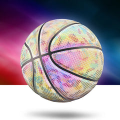 Luminous Holographic Glow Basketball