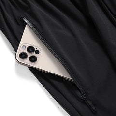 Men’s Reflective Quick-Dry Running Pants – Lightweight Summer Jogging & Hiking Trousers