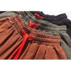 Men’s Oversized Cotton-Linen Harem Pants