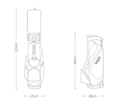 PGM Golf Bag – 14 Pin Lightweight Shoulder Stand Bag QB146