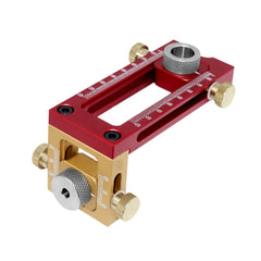 2-in-1 Doweling Jig & Drill Guide – Woodworking Hole Punch Locator