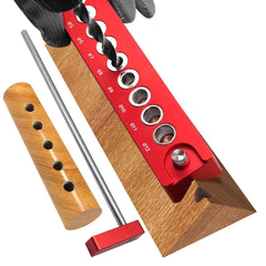 3–12mm Vertical Pocket Hole Jig – Self-Centering Drill Guide