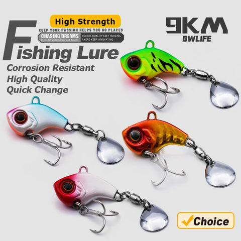Crankbait & Spinner Fishing Lures 9–16g