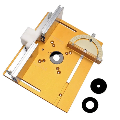 Aluminum Router Table Insert Plate with Miter Gauge – Woodworking Benches & Table Saw