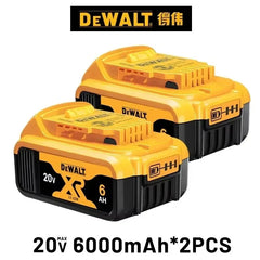 DeWALT 20V MAX Battery Pack – 2Ah/5Ah/6Ah + Charger (Compatible with FlexVolt & DCB Series)