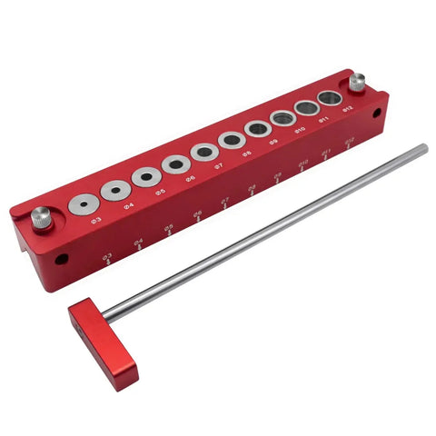 3–12mm Vertical Pocket Hole Jig – Self-Centering Drill Guide
