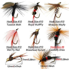 Mixed Fly Fishing Lures 6pcs