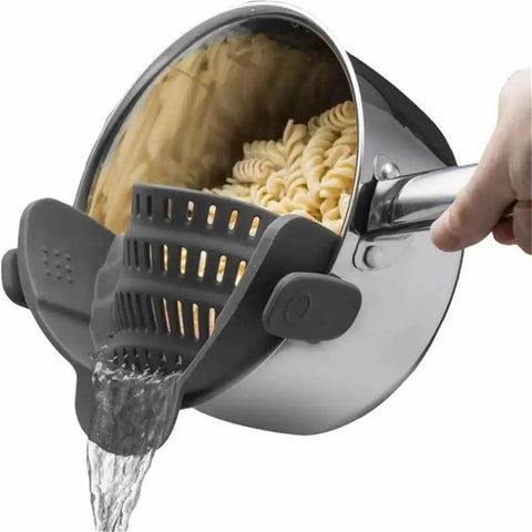 Clip-On Pot Strainer – Adjustable Kitchen Strainer for Pots & Pans