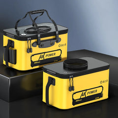 YUZHIYUAN Foldable Fishing Bucket – Portable Large-Capacity EVA Live Fish Container