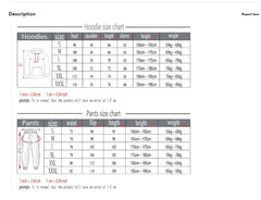 2025 Winter Hoodie Sets Men Fashion Fleece Red Hoodies Black Brand Pants Casual Jogger Suit Tracksuit Sweatshirt Woman Pullover