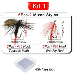 Mixed Fly Fishing Lures 6pcs