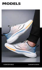 Men’s Carbon Plate Running Shoes – Lightweight Casual Sports Sneakers