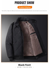 Men’s Thick Fleece Parka – Warm Winter Outdoor Coat