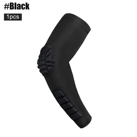 Padded Compression Arm Sleeve – Elbow Protector for Sports (1 Pc)