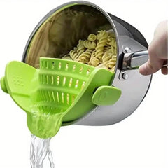 Clip-On Pot Strainer – Adjustable Kitchen Strainer for Pots & Pans