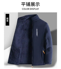 Men’s Winter Fleece Jacket – Thick Warm Windproof Outdoor Coat