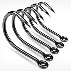 10Pcs High Carbon Steel Barbed Fishhooks