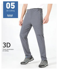 Unisex Quick-Dry Outdoor Hiking Pants – Waterproof & Breathable
