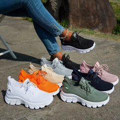 Women’s 2025 Spring Knitted Slip-On Shoes