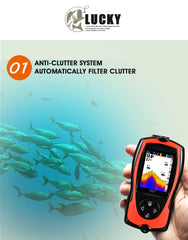 Lucky FF1108-1CWLA Rechargeable Wireless Sonar Fish Finder