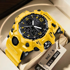 Teenage Men’s Glow Sports Watch – Trendy Electronic LED Watch