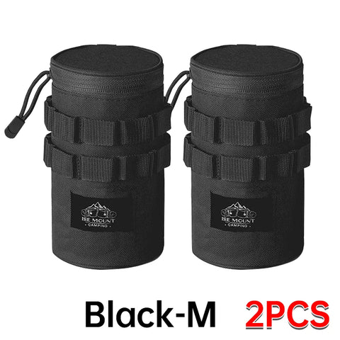 Outdoor Tactical Water Cup Storage Bag – 600D Oxford Cloth Travel Organizer