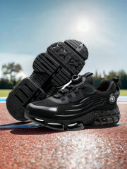 Men’s Rotating Button Safety Work Shoes – Durable Anti-Impact Protective Sneakers