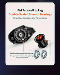 ThunderHawk 7.0:1 Baitcasting Reel – Ultralight, 4.5kg Drag, 5+1 Bearings, Saltwater Ready