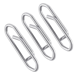 50-Pcs Stainless Steel Fishing Snap Clips