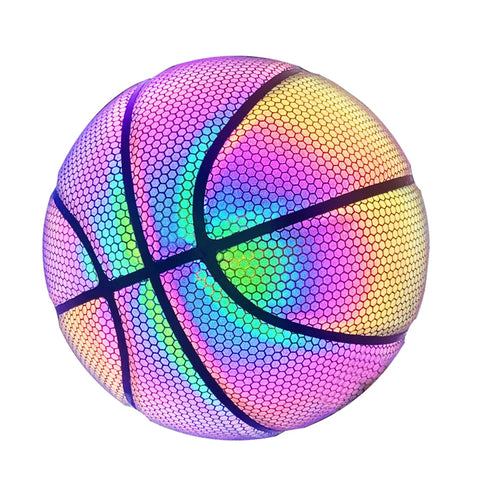 Luminous Holographic Glow Basketball