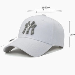 Women’s Rhinestone Baseball Cap – Fashion Casual Sunshade Hat