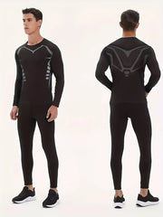 Men’s Quick-Dry Fitness Long-Sleeve Top