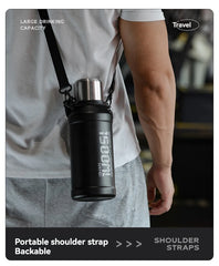 2L Thermos Bottle Insulated Water Bottle Vacuum Flasks Stainless Steel Thermal Bottle Cold coffee hot Tea Cup drinkware Gym mug