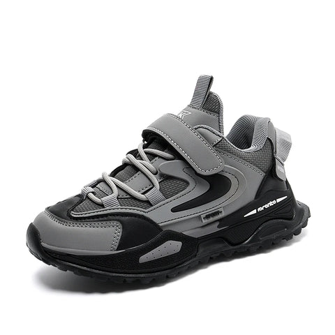 Kids PU Leather Fashion Sneakers