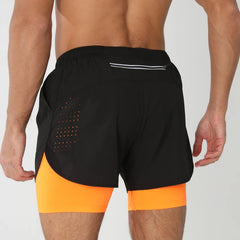 Men’s 2-in-1 Quick-Dry Running Shorts
