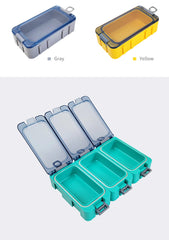 15pcs Portable Fishing Tackle Storage Boxes – Mini Lure & Hook Organizer Set