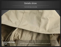 Men’s Gorpcore Tactical Jacket – Waterproof Military Windbreaker