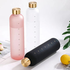 1L Motivational Sports Water Bottle – Portable & Reusable