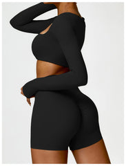 Women’s Quick-Dry Square Neck Gym Top