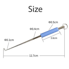 2Pcs Stainless Steel Fishhook Remover Tools
