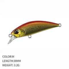 38mm Mini Sinking Minnow Fishing Lure