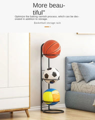 Indoor Children’s Sports Ball Storage Rack