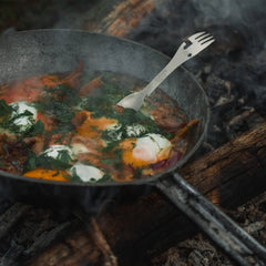 5-in-1 Tactical Spork – Stainless Steel Multi-Tool Camping Utensil