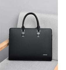 MOTAORA Genuine Leather Laptop Briefcase (14–15.6")