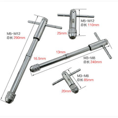 Adjustable Ratchet T-Handle Tap Wrench