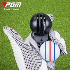 PGM Golf Ball Line Marker Tool with 2 Marker Pens – Alignment & Putting Guide