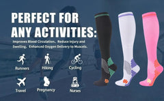 1/3 Pairs Compression Socks – 20-30 mmHg Sports & Recovery