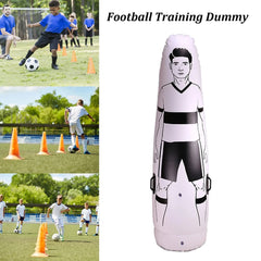 175CM Soccer Inflatable Training Dummy – Portable Football Practice Mannequin for Goalkeeper & Defender Drills